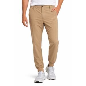 Primo Golf Jogger Pants Mens 34 Khaki Stretch Performance Athletic Casual NWT